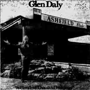 Glen Daly at the Ashfield Club 1972